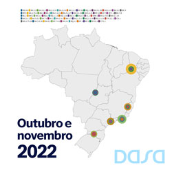 Gráfico dos dados Genov de Outubro e novembro de 2022